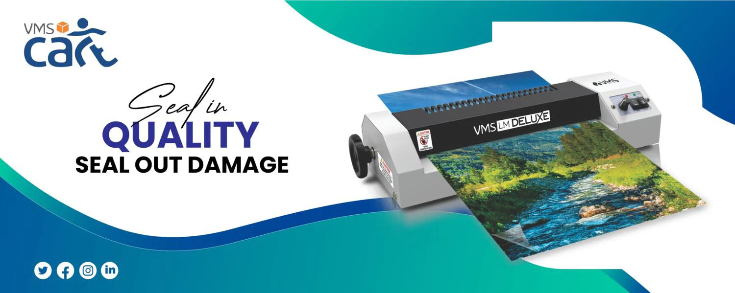VMS LM Deluxe Lamination Machine Website Banner