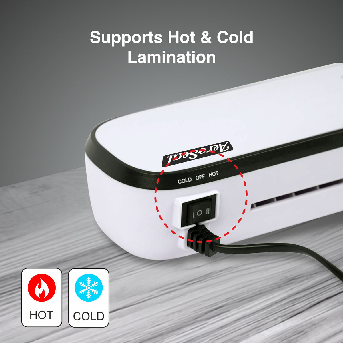 VMS LM AeroSeal Hot and Cold Lamination Machine