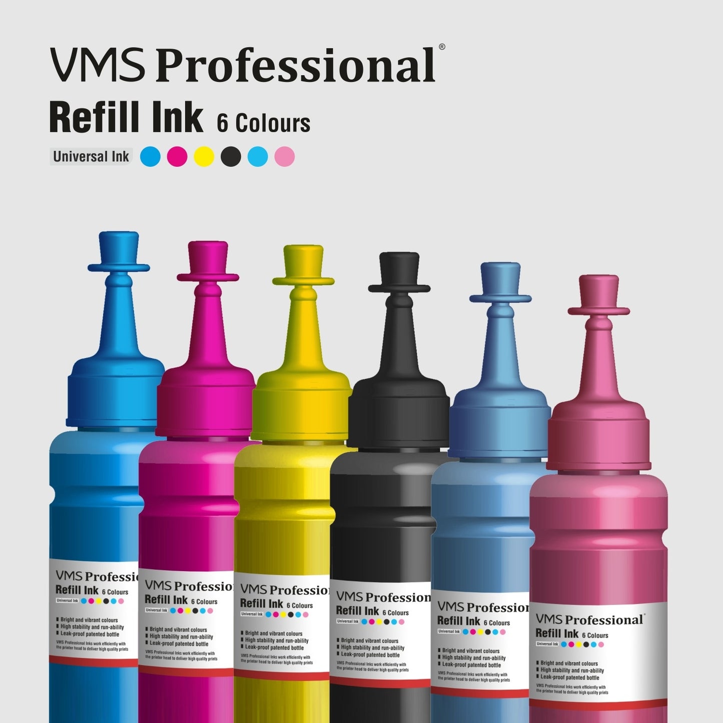 VMS Professional 100ml 6 Colours