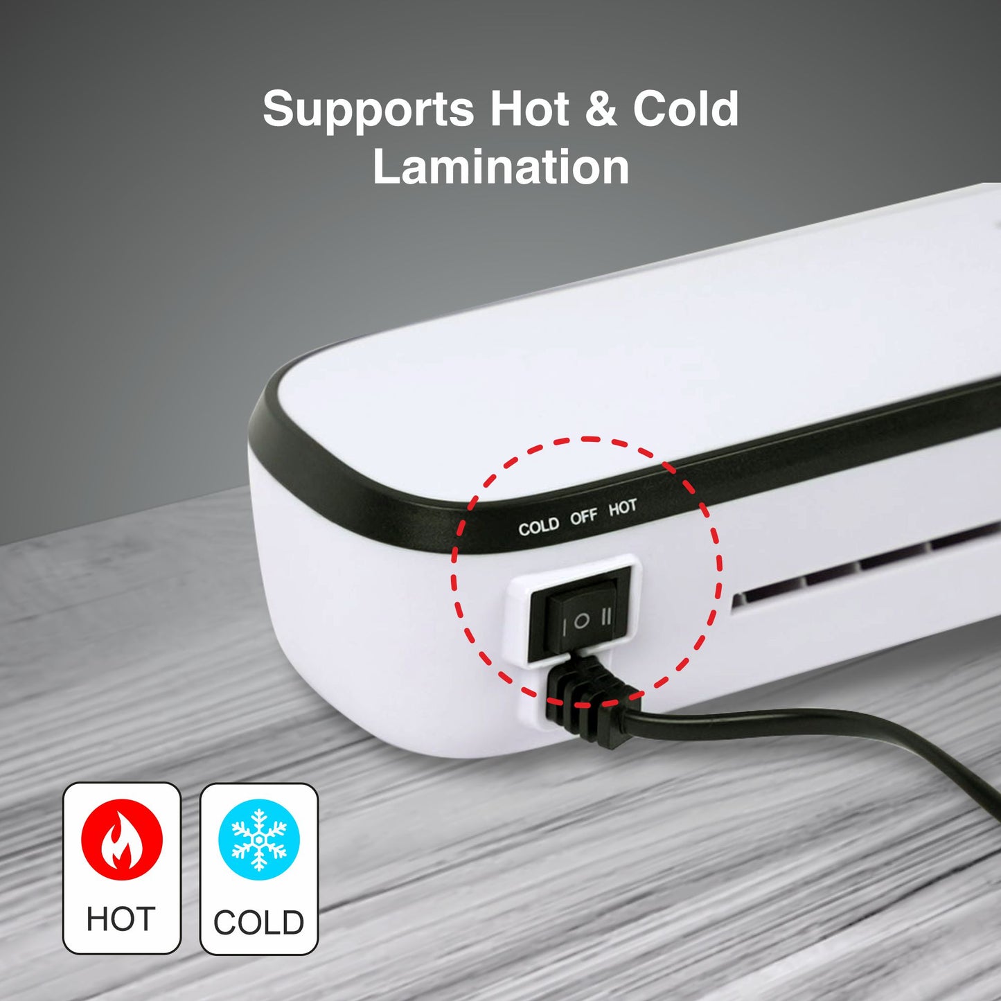 VMS LM AeroSeal Lamination Machine Hot & Cold A4 Laminator (Photos, Documents & Certificates)