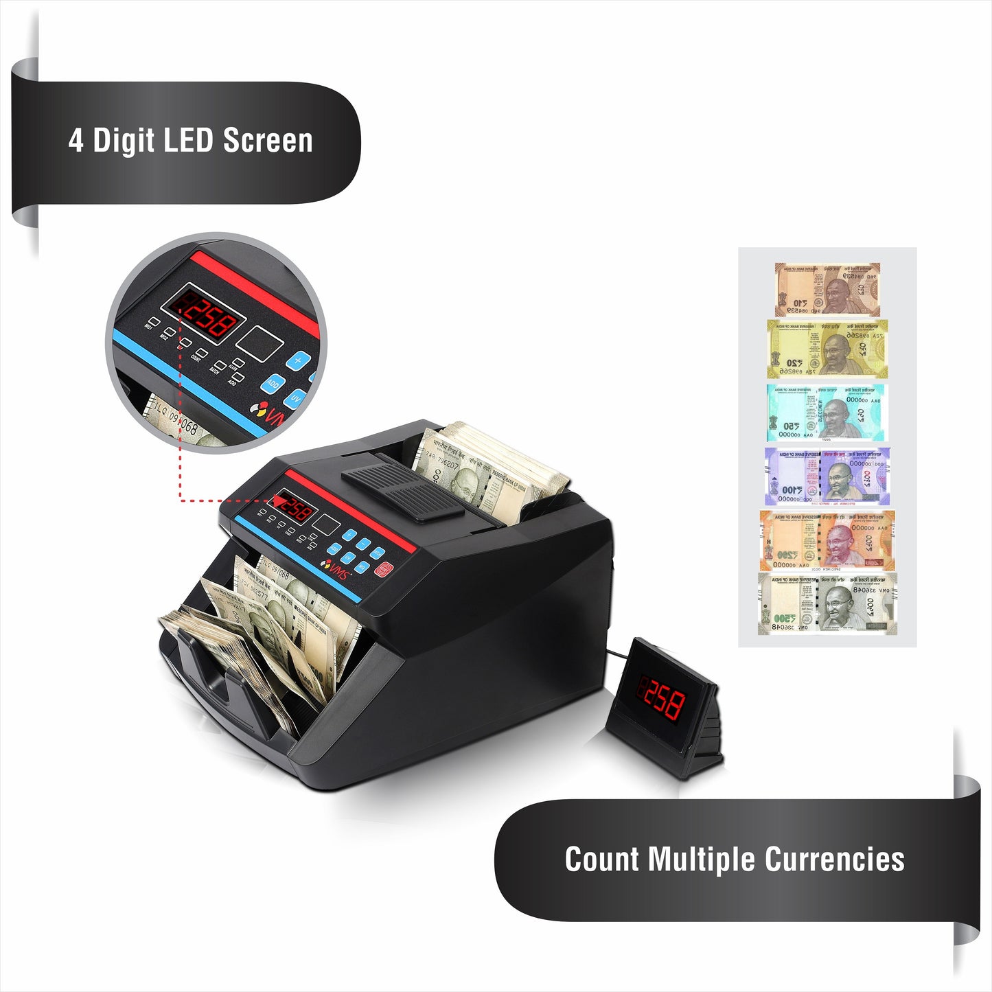 VMS Essentials Money Counter CCM04