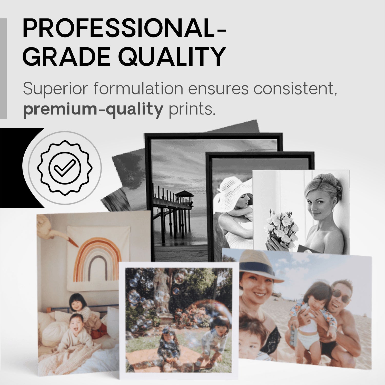 VMS Professional Black 1Ltr Refill Ink Professional Grade Quality