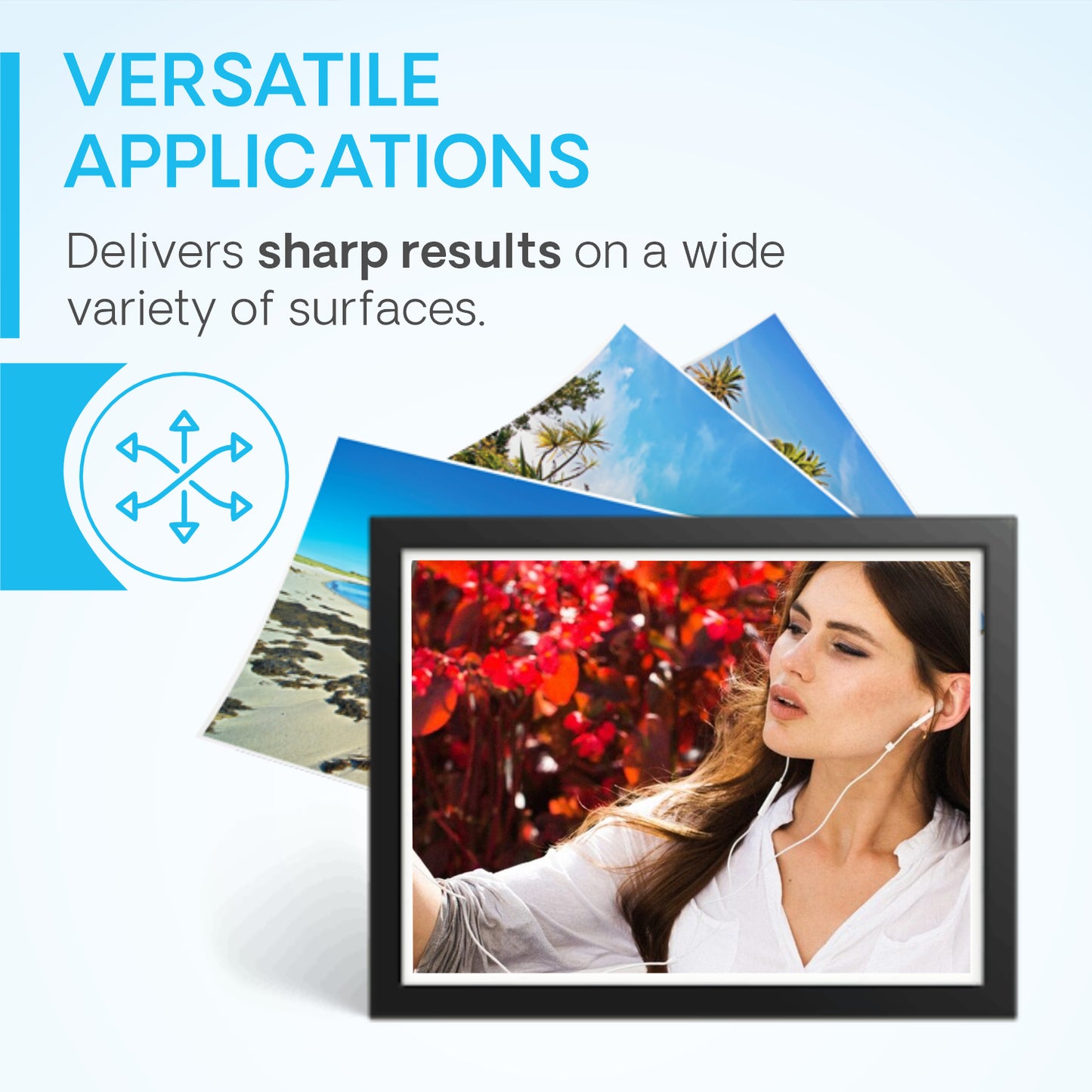 VMS Professional Light Cyan 1Ltr Refill Ink Versatile Applications