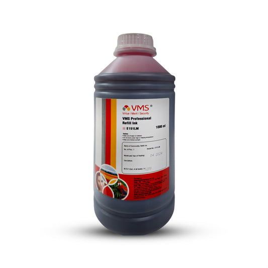 VMS Professional Light Magenta 1Ltr Refill Ink Bottle