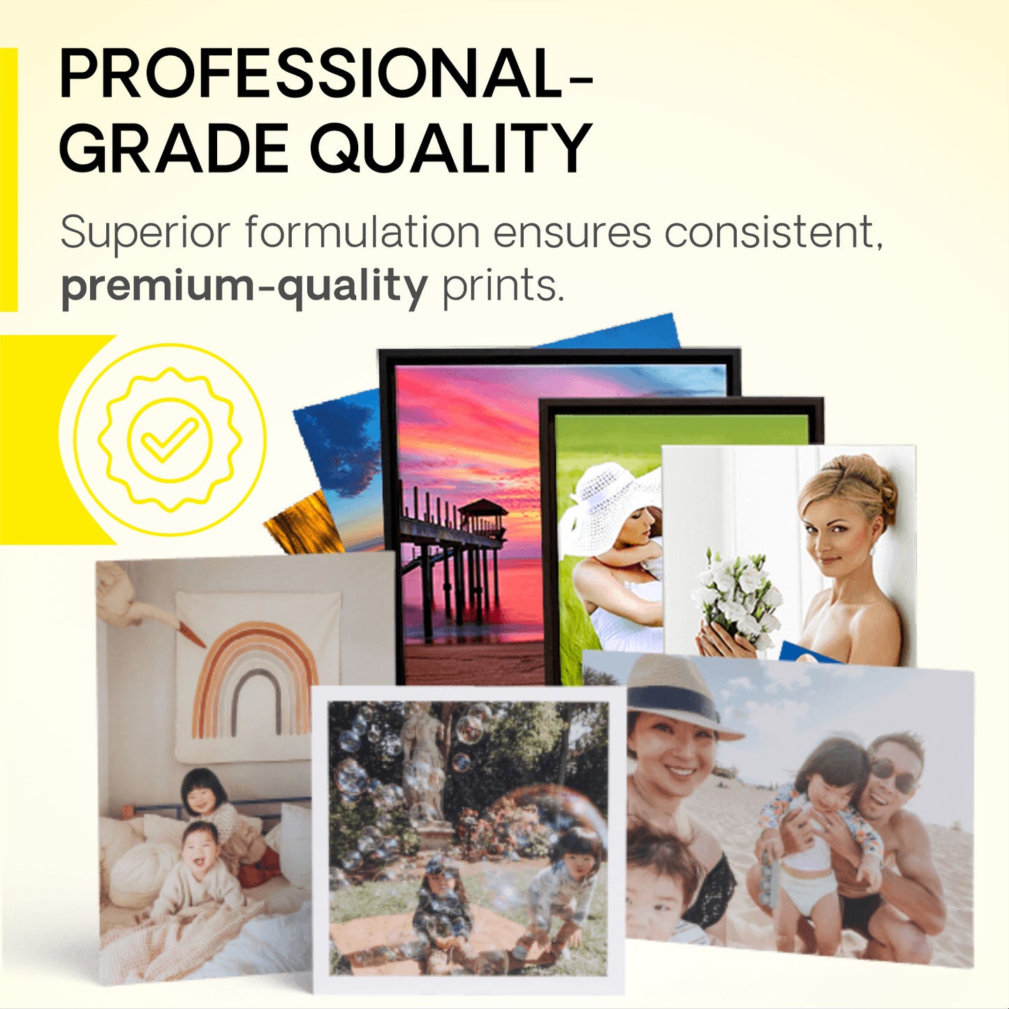 VMS Professional Yellow 1Ltr Refill Ink Professional Grade Quality