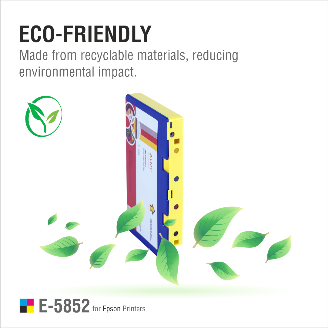 VMS Professional Color Inkjet Cartridge  made of Eco-Friendly Material