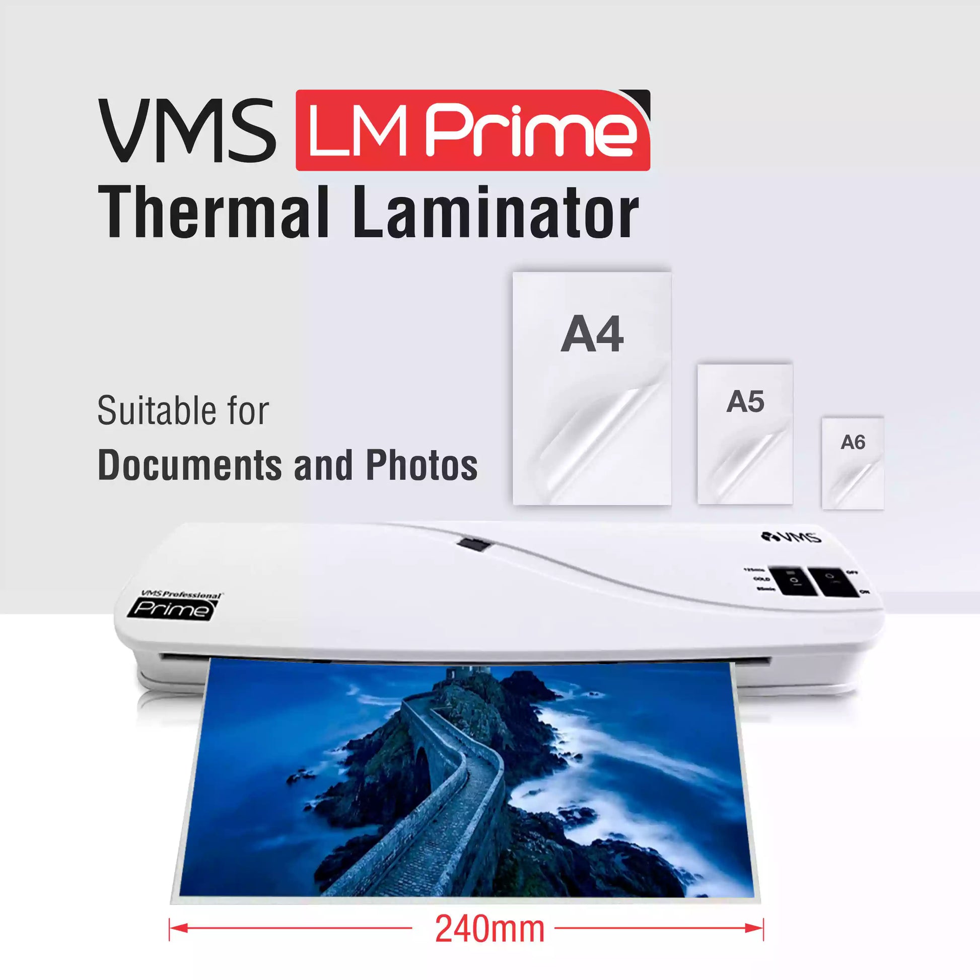 VMS LM Prime Laminator Machine-A4/A5/A6