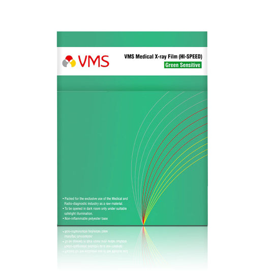 VMS Medical 10x12 X-Ray Hi-Speed Film - Green Sensitive Packaging Box