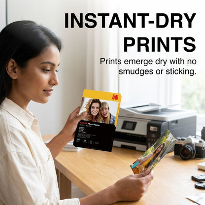 Kodak 180 GSM 5R High Gloss Photo Paper - 100 Sheets