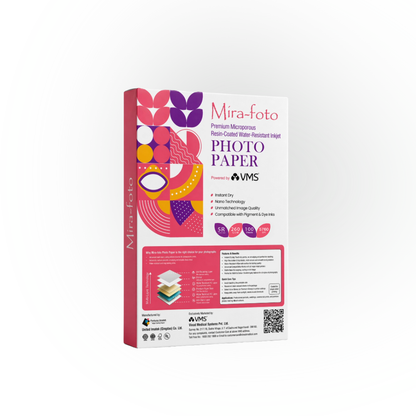 Mira~foto High Gloss Inkjet 260 GSM 5R Photo Paper 5x7 Inch – 100 Sheets