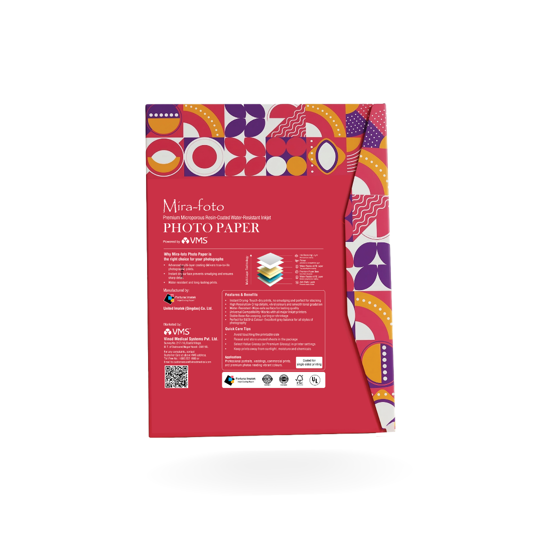 Mira~Foto Premium Glossy Inkjet A4 Photo Paper 270 GSM – 20 Sheets