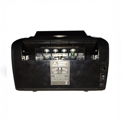 VMS Essentials CCM02 Semi Value Note/Currency Counter - Advanced Counterfeit Detection with UV, MG,IR Sensors and a 1-year offsite Warranty.