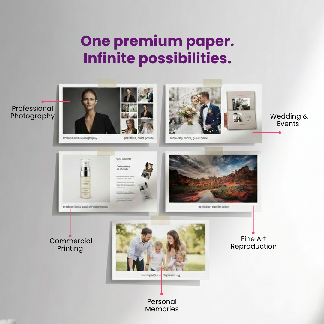 Mira~foto High Gloss Inkjet 270 GSM 4R Photo Paper 4x6 Inch – 100 Sheets