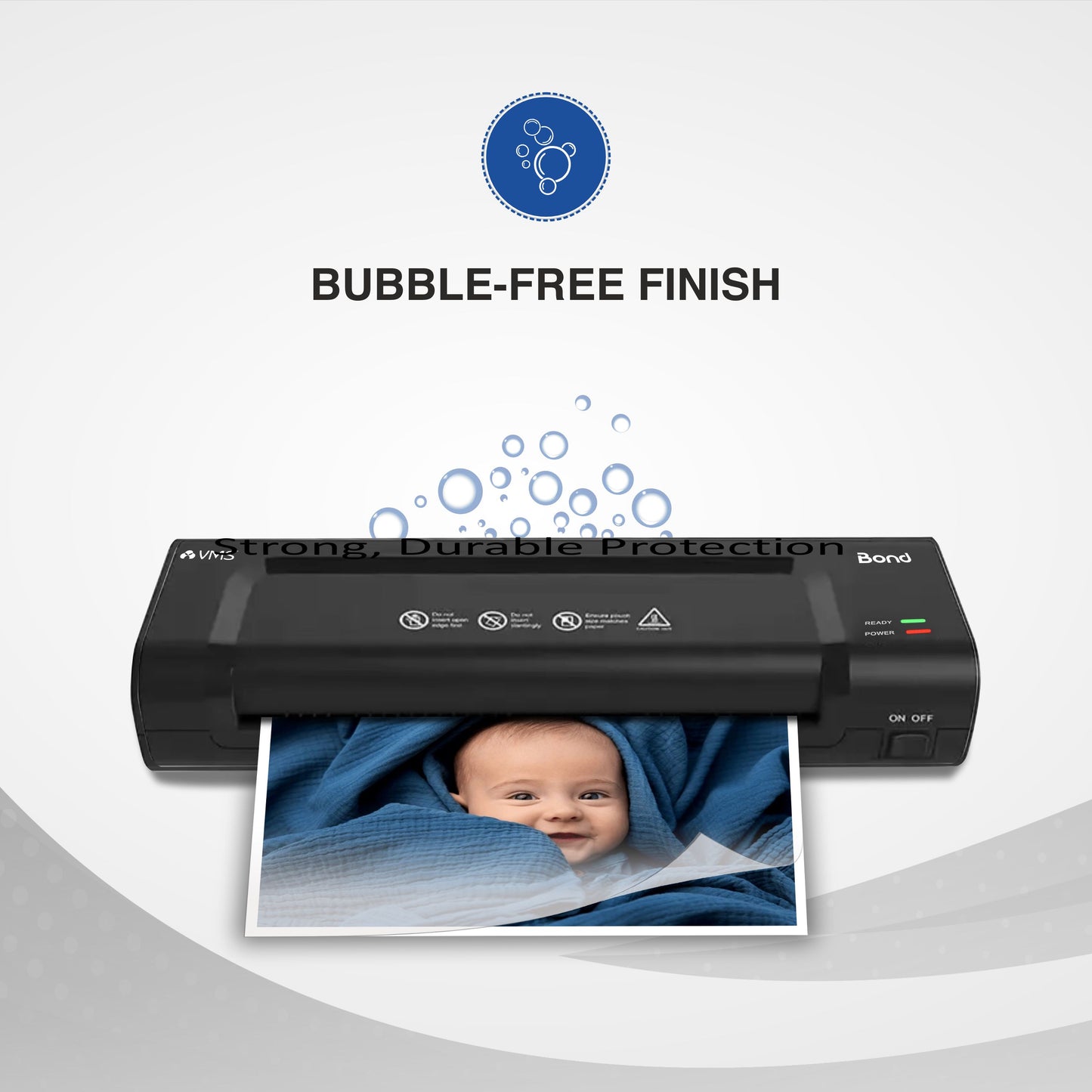 VMS LM Bond A4 Thermal Lamination Machine with ABS Jam Release