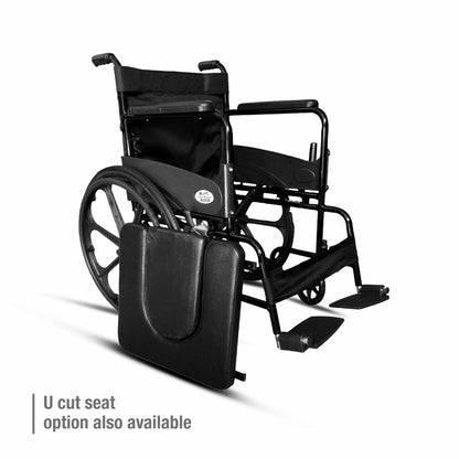 VMS Careline Foldable Commode Wheelchair DELUXE