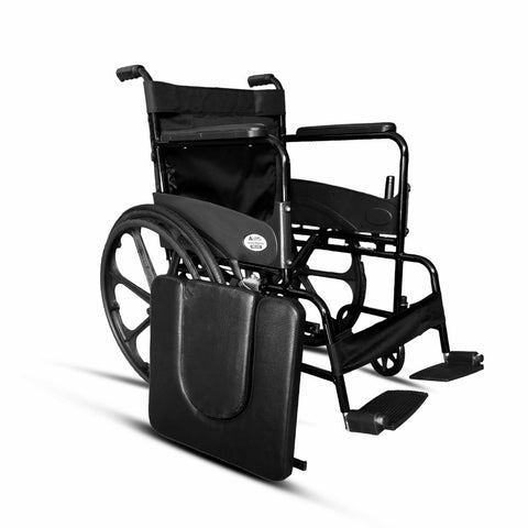 VMS Careline Foldable Commode Wheelchair DELUXE U Shaped Seat