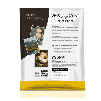 VMS DigiPrint Glossy Inkjet Photo Paper