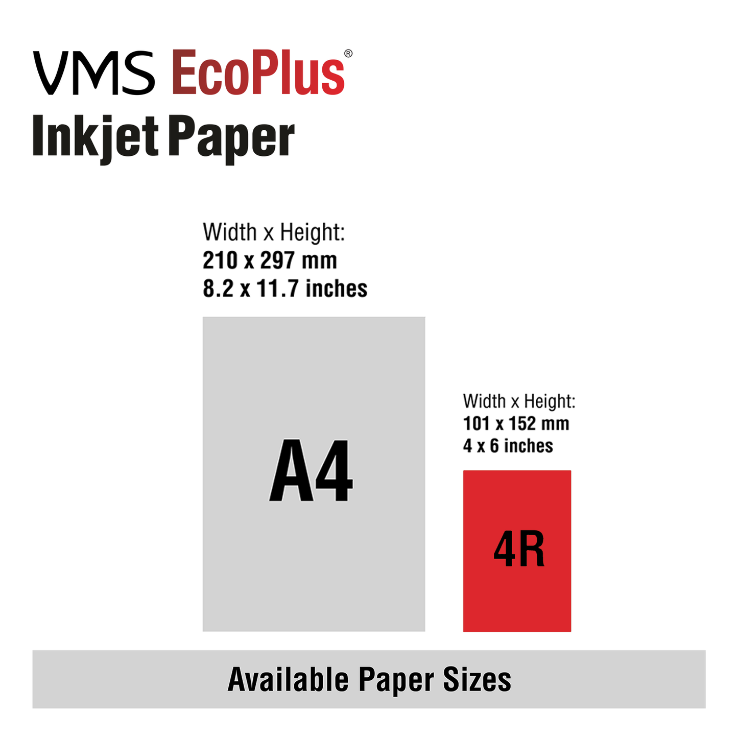 VMS EcoPlus 130 GSM A4 Glossy Photo Paper - Inkjet Paper