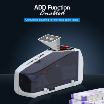 Money counting machine with ADD Function