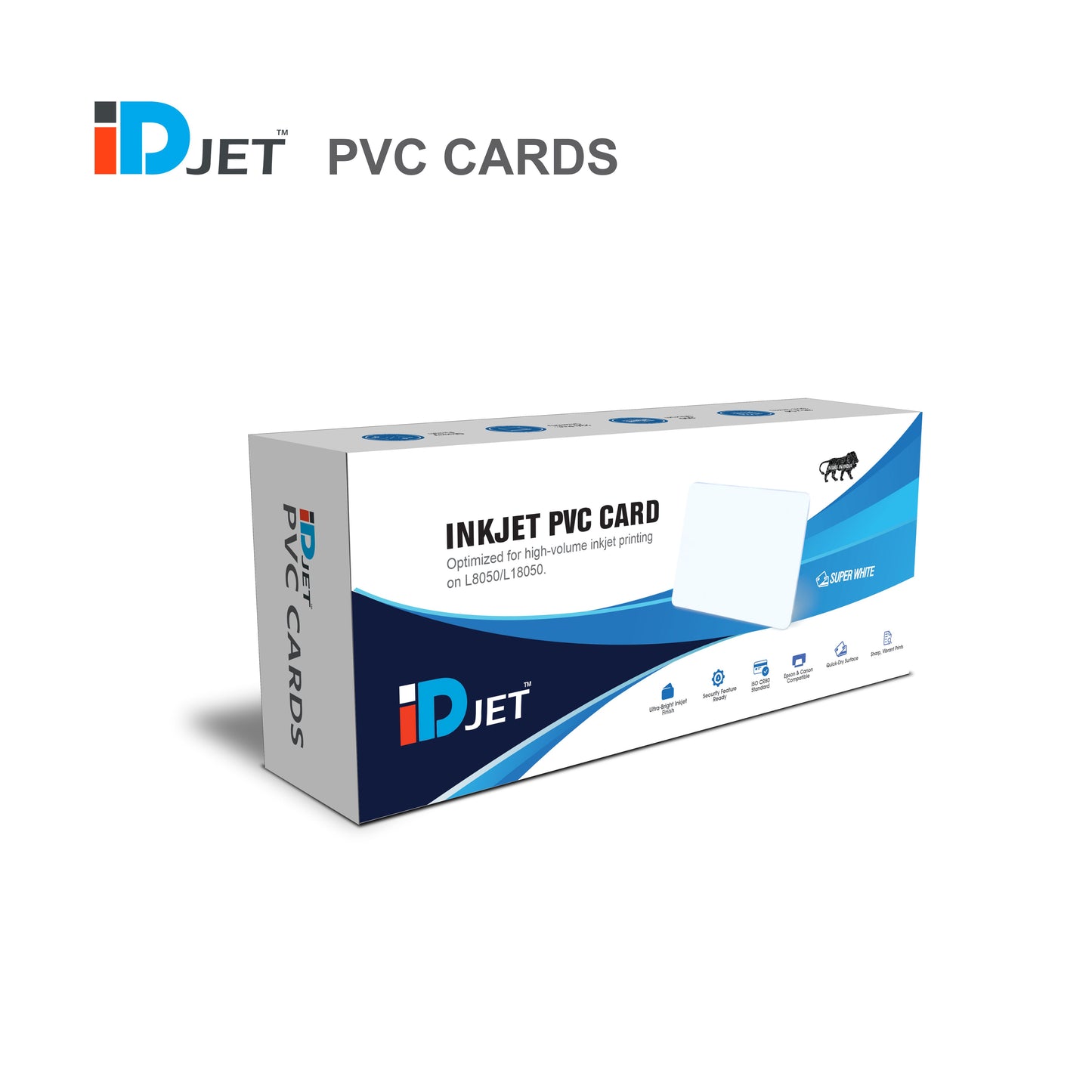 iDJET PVC Card Box Packaging