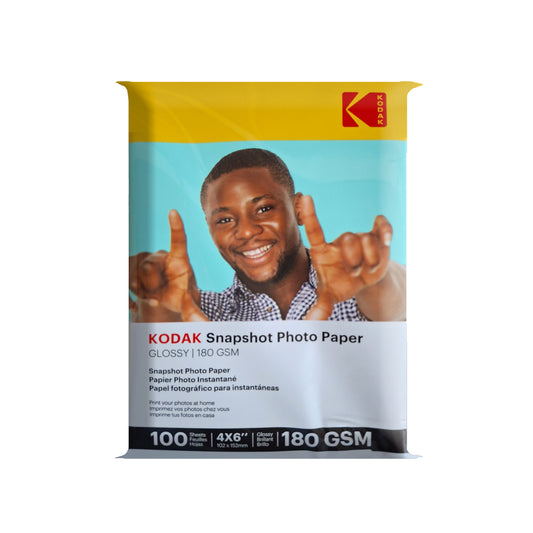 Kodak Snapshot 180 GSM 4R (4x6) Gloss Photo Paper - 100 sheets