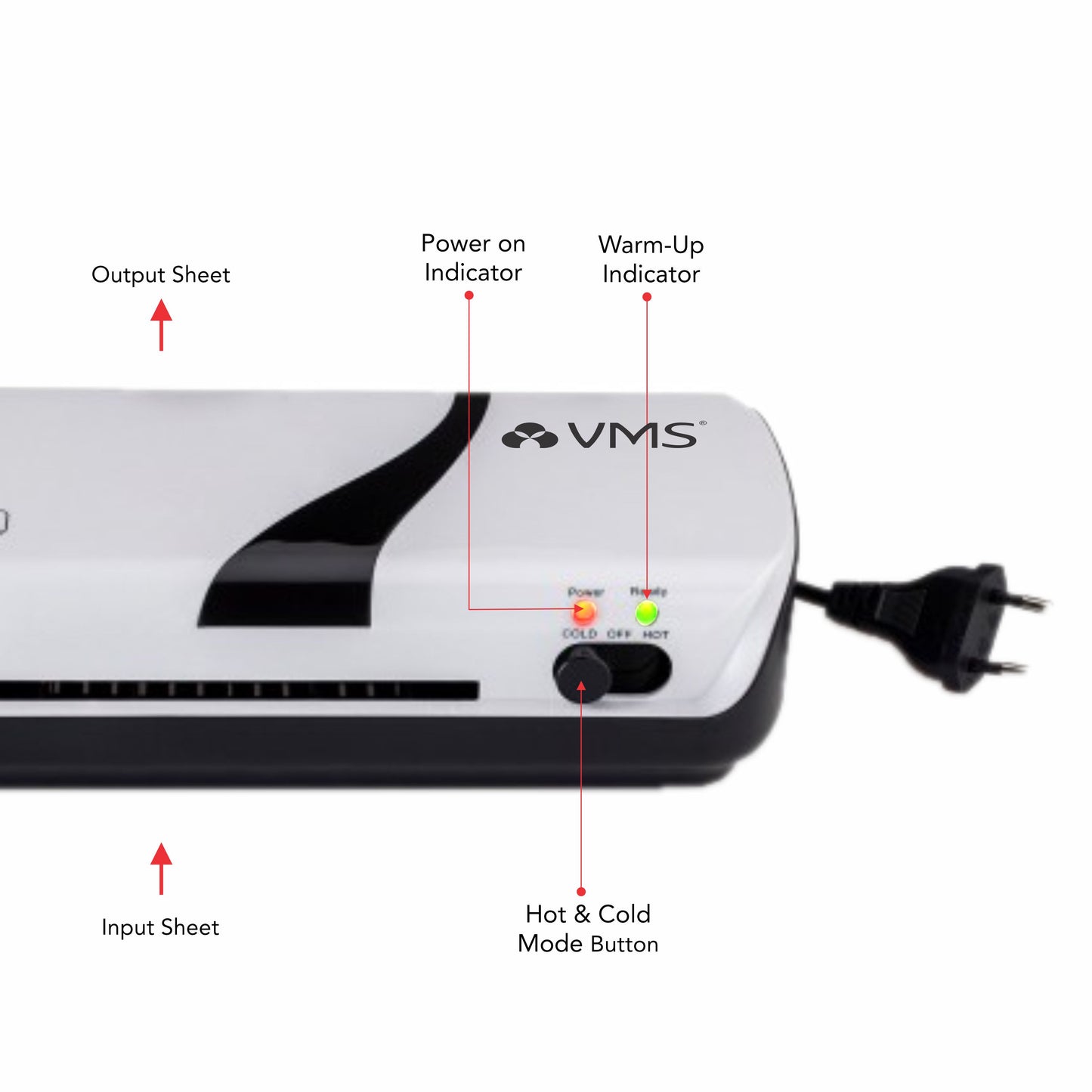 VMS LM Classic Thermal Lamination Buttons and Indicator