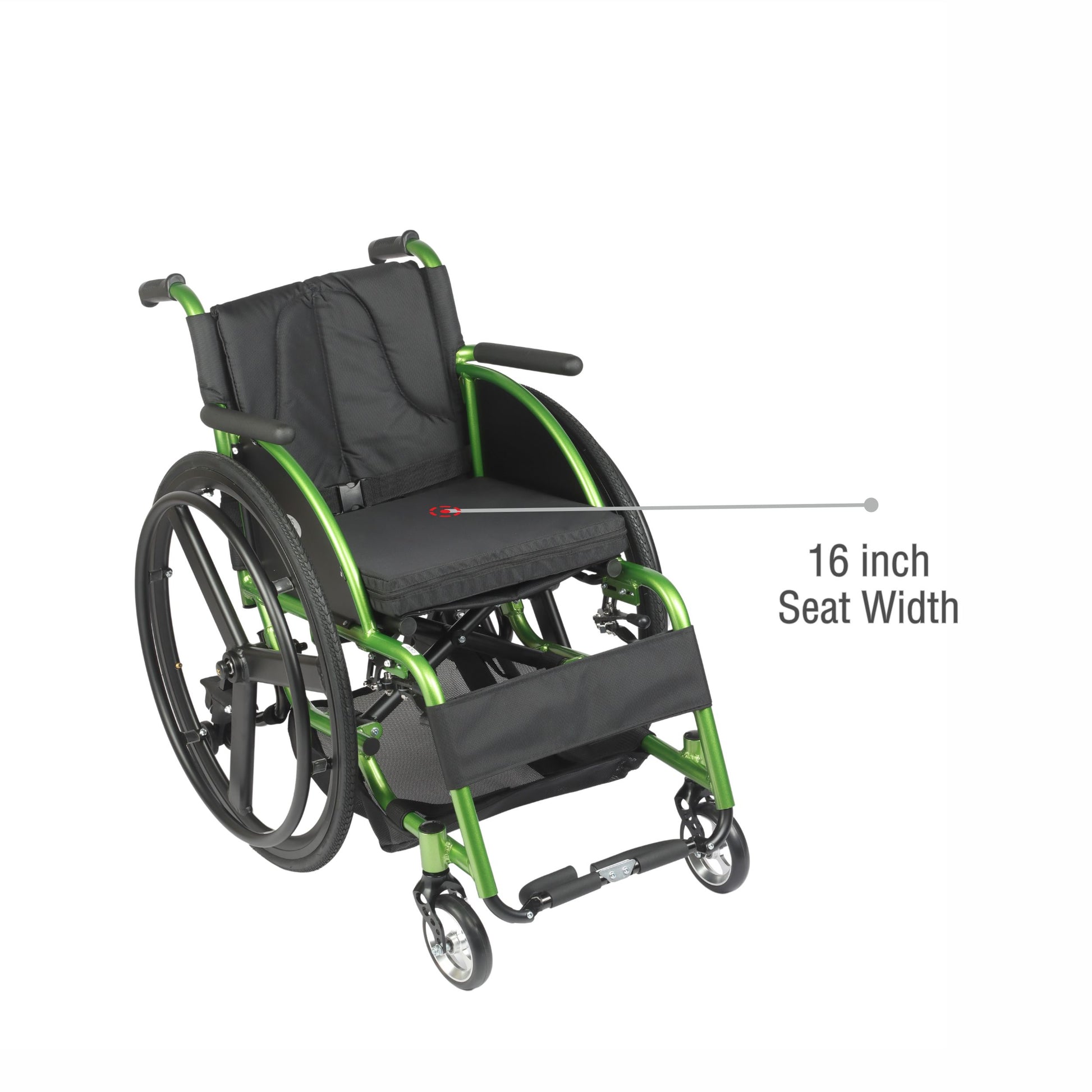VMS Careline Foldable Sports Wheelchair LEISURE 16 inch