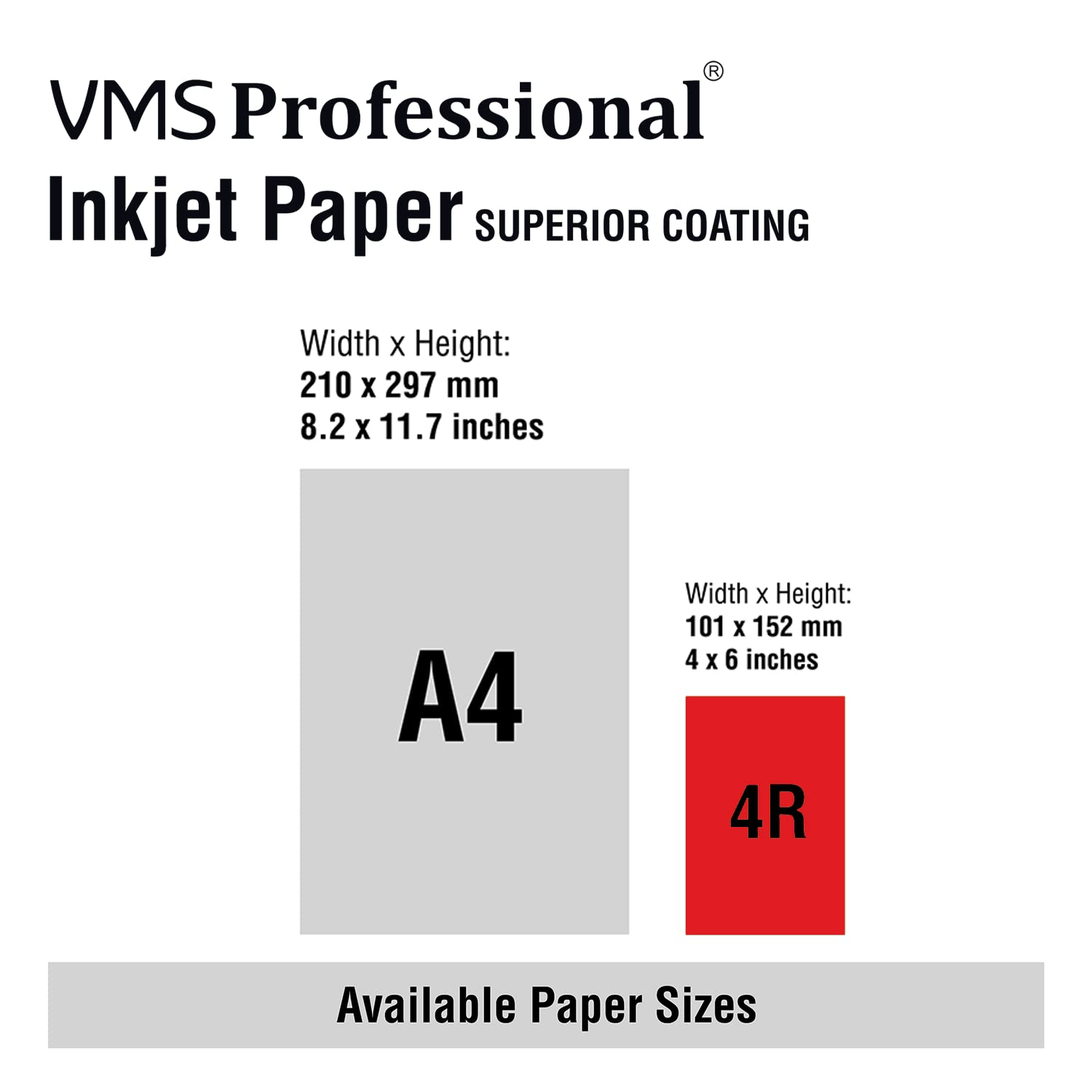 VMS Professional 180 GSM High Gloss Photo Paper - 100 sheets