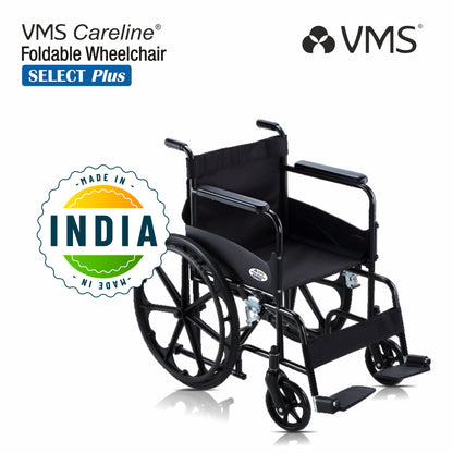 VMS Careline Foldable Manual Wheelchair - Select Plus