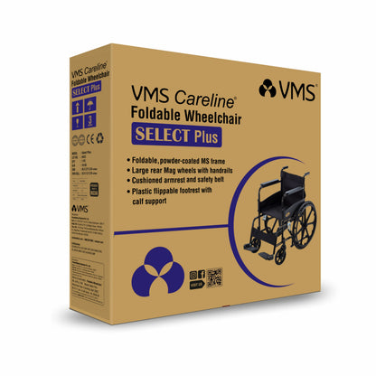 VMS Careline Foldable Manual Wheelchair - Select Plus