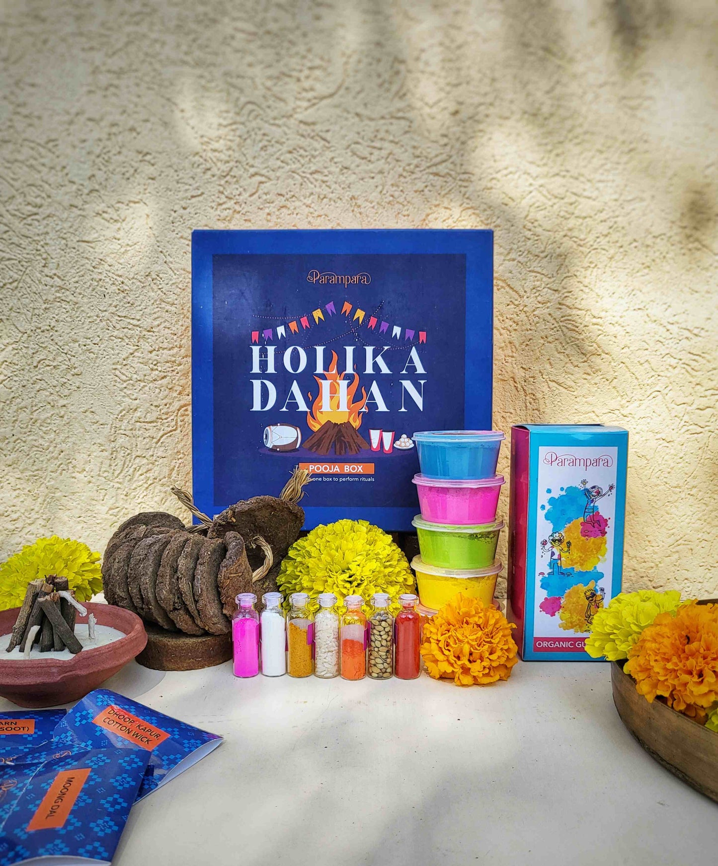 Holika Dahan Pooja Box with Content