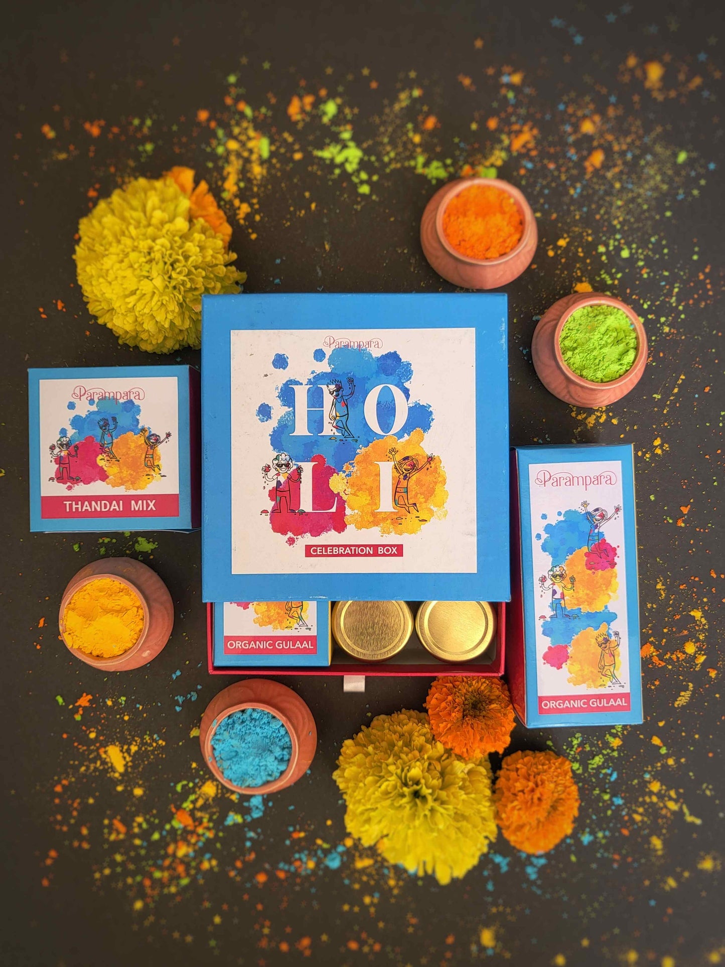 Holi Celebration Box with Homemade Thandai Mix