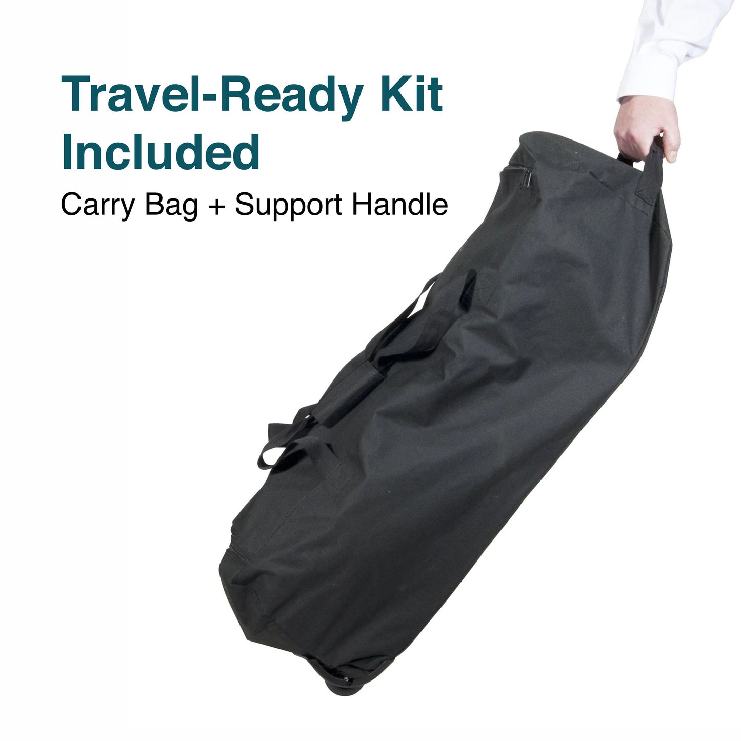 VMS Careline Foldable Portable Transit Wheelchair Airlite | 12” Honeycomb Wheels