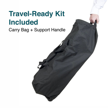 VMS Careline Foldable Portable Transit Wheelchair Airlite | 12” Honeycomb Wheels