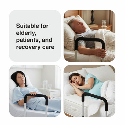 VMS Careline Adjustable Bedside Safety Rail suitable for elderly, patients and recovery care