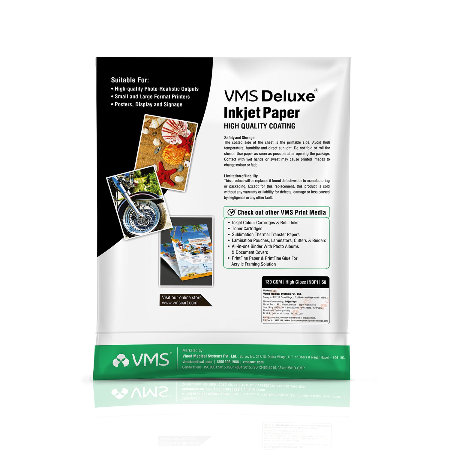 VMS Deluxe High Gloss Inkjet Paper