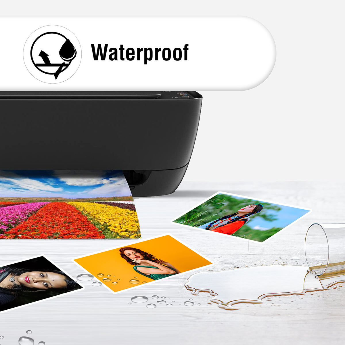 VMS DigiPrint 240 GSM 5R (5x7) Glossy Water Proof Photo Paper