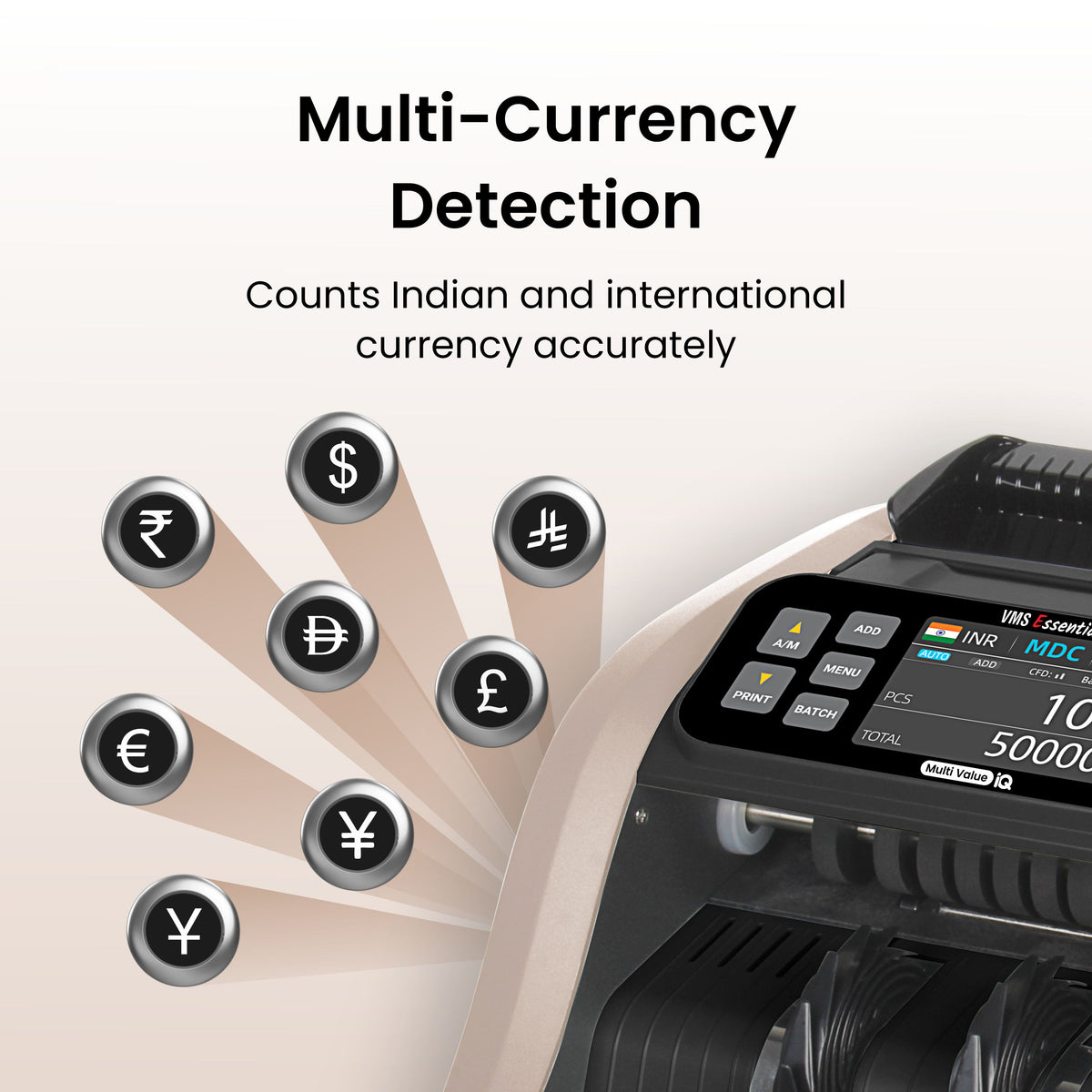 VMS Essentials Multi Currency Detection