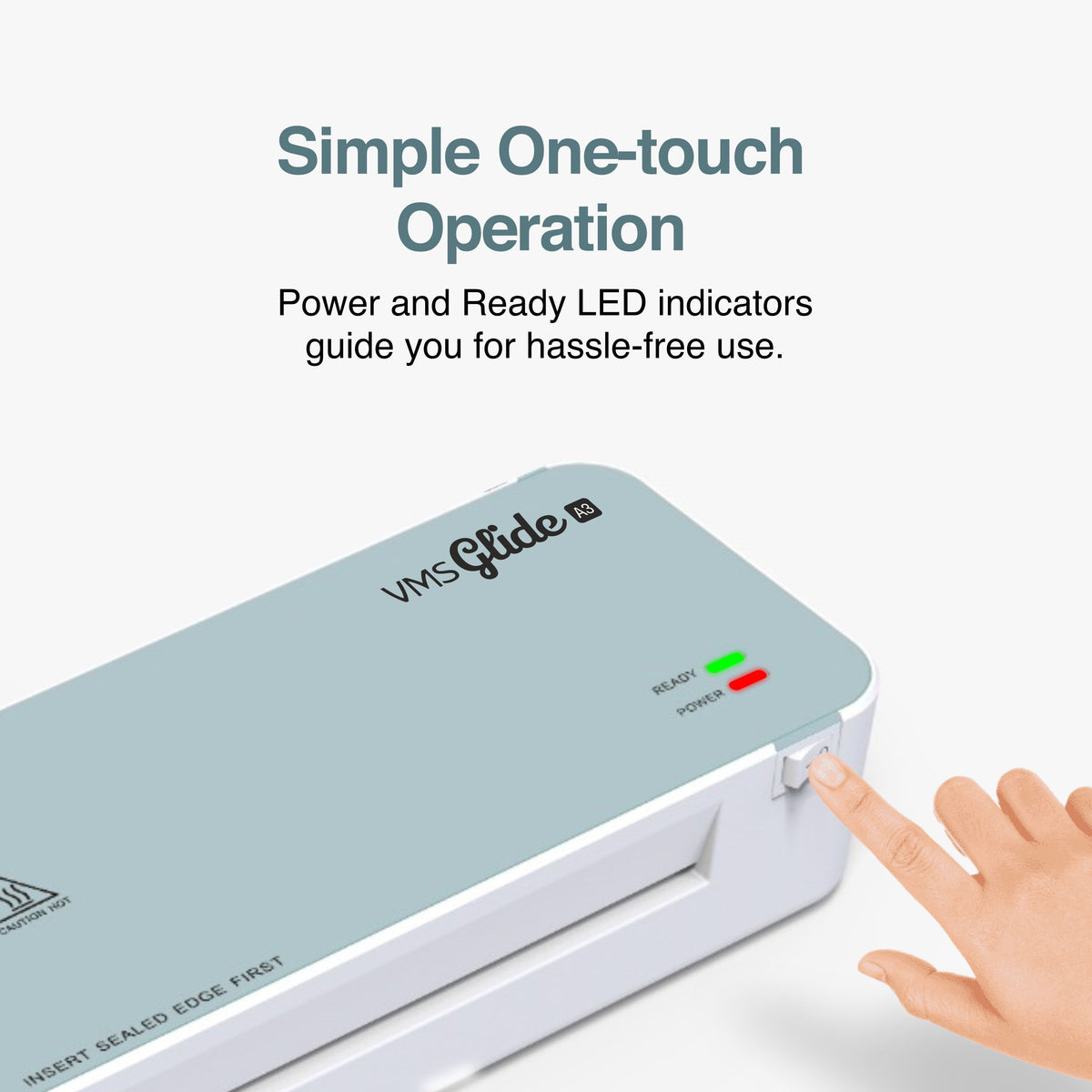VMS Glide A3 Hot Laminating Machine with Anti-Jam Function