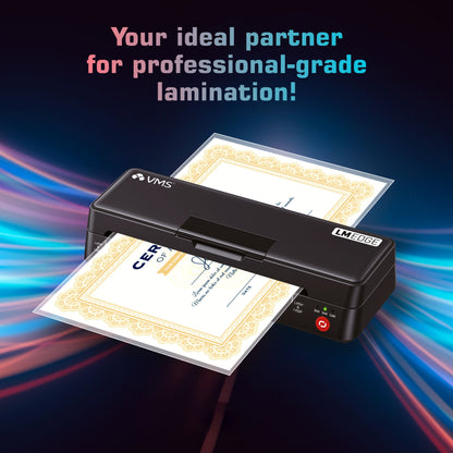 VMS LM Edge Lamination Machine Hot & Cold A4 Laminator (Photos, Documents & Certificates)