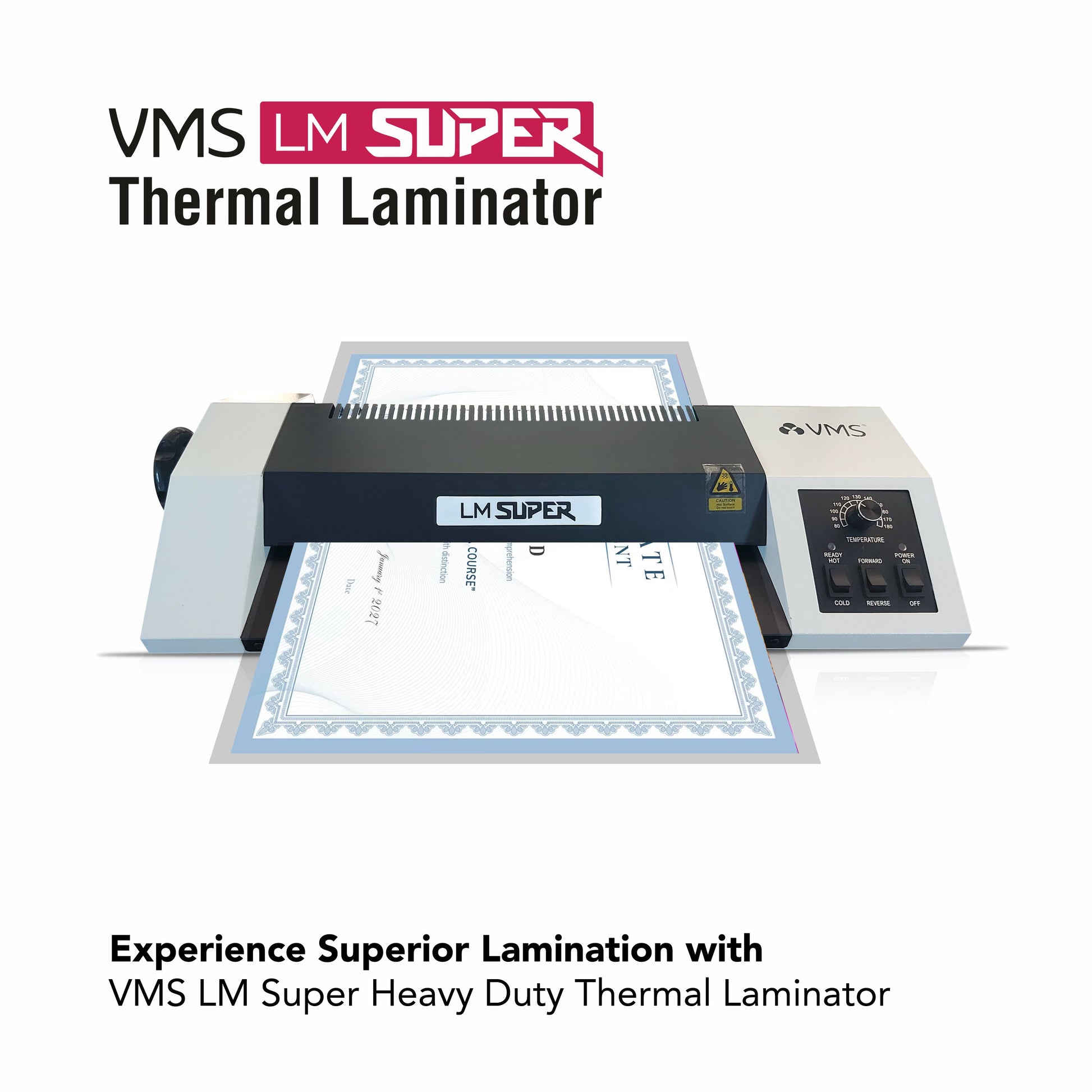 VMS Professional Hot & Cold A3 Laminator