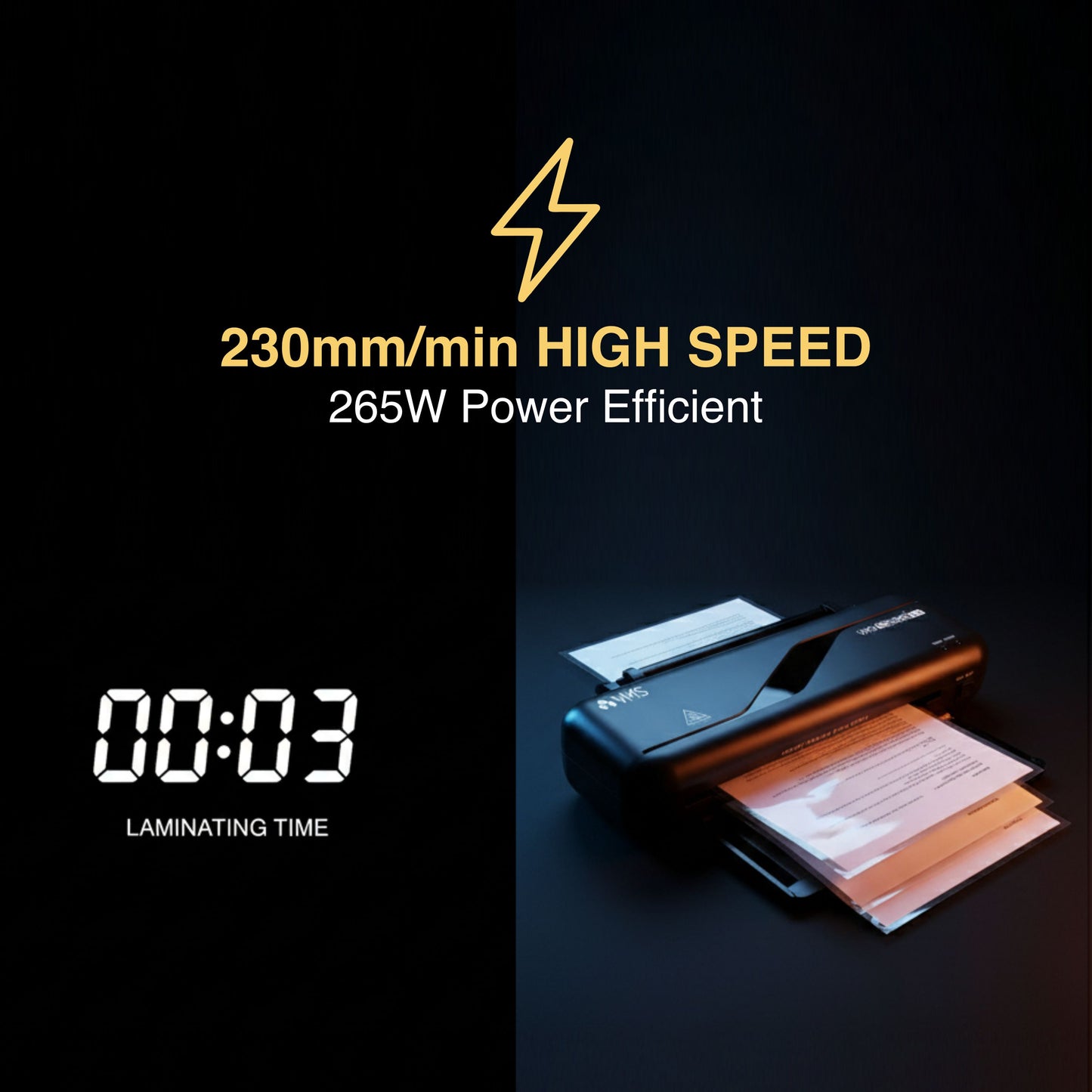 VMS LM Seal A4 Hot Thermal Laminating Machine (Photos ID,I-Card,Documents,Certificate)