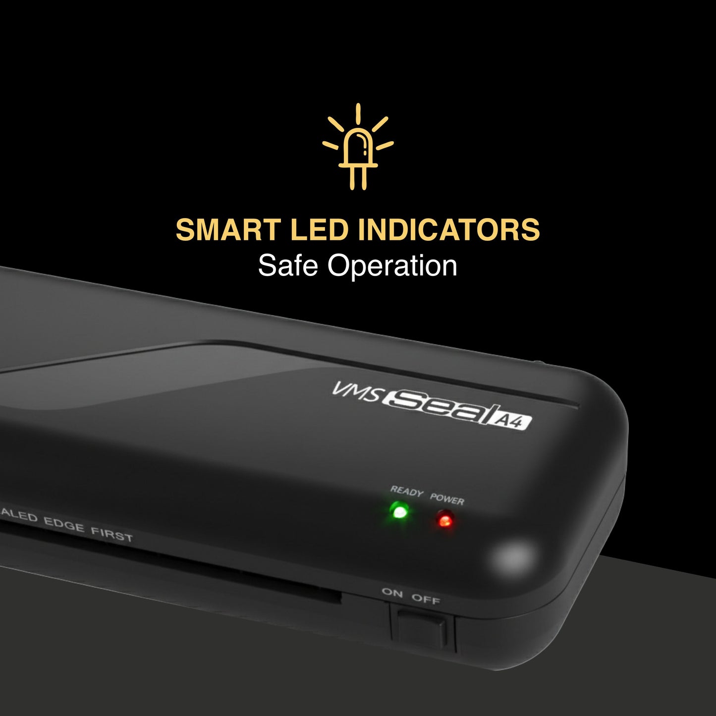 VMS LM Seal A4 Hot Thermal Laminating Machine (Photos ID,I-Card,Documents,Certificate)