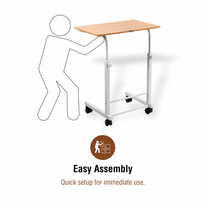 VMS OfficeBuddy Multi-Purpose Light Weight Table Easy Assembly