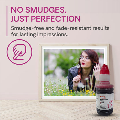 VMS Professional Refill Ink Magenta for Fade-Resistant Result