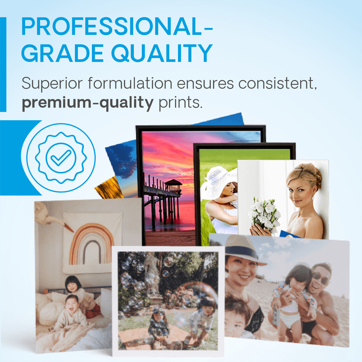 VMS Professional Cyan 1Ltr Refill Ink Professional Grade Quality