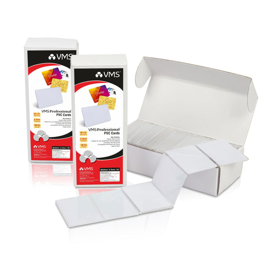 VMS Professional PVC Cards - Pack of 100