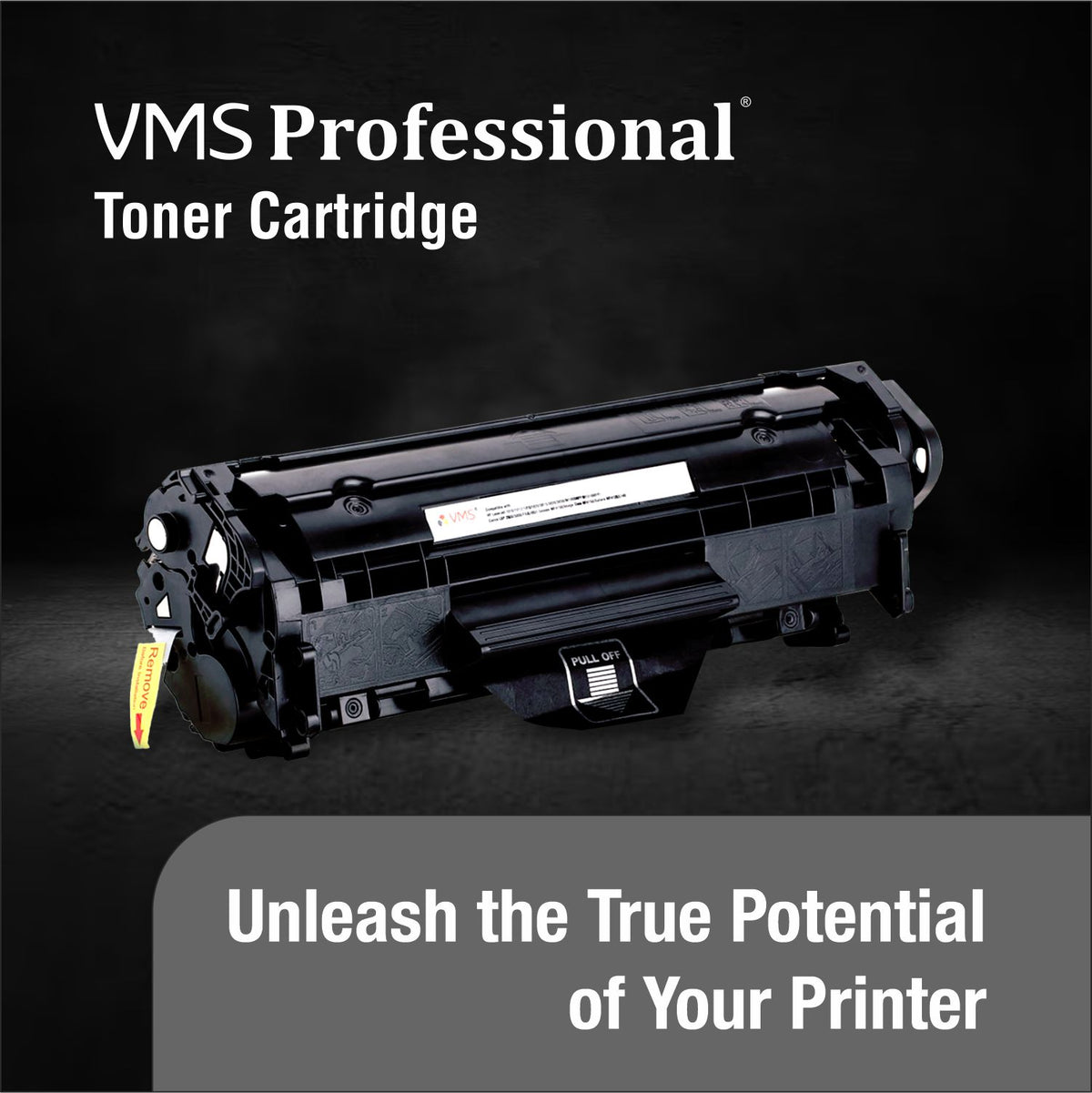 VMS Professional Black Toner Cartridge Potential