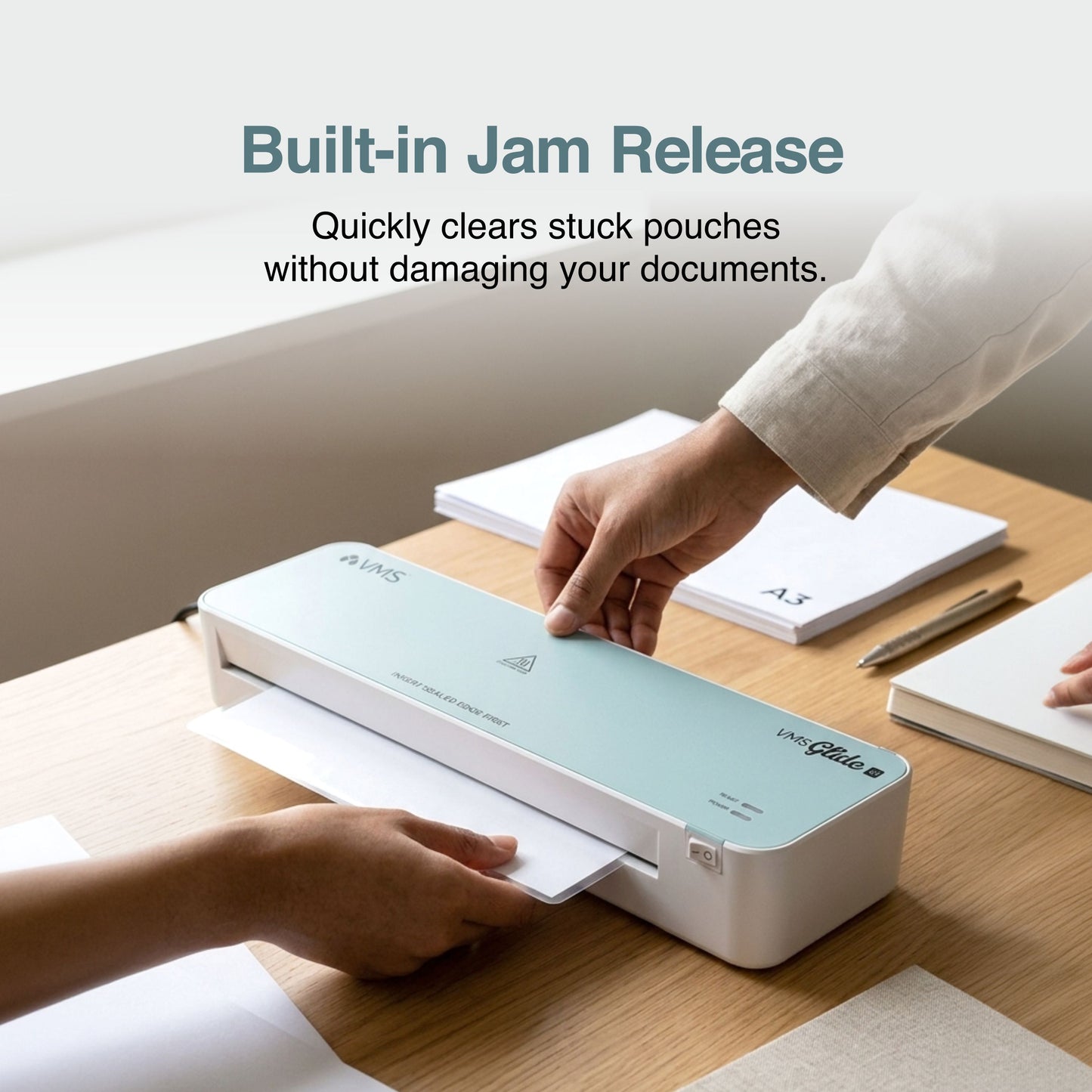 VMS Glide A3 Hot All-in-One Lamination Machine (Photos, Documents & Certificates)