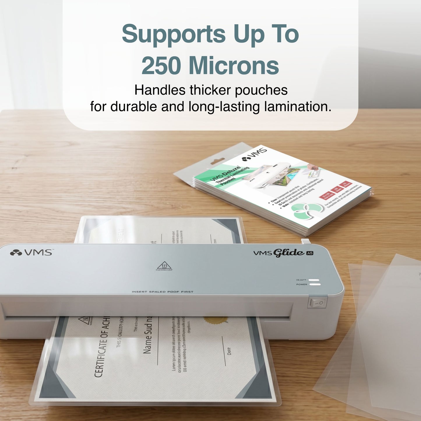 VMS Glide A3 Hot All-in-One Lamination Machine (Photos, Documents & Certificates)